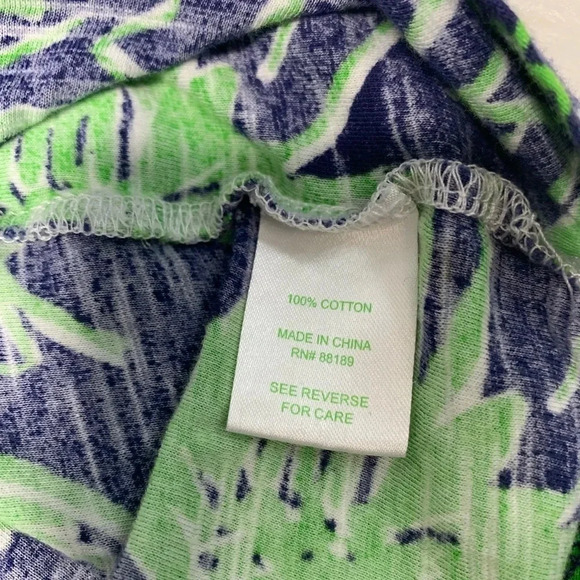 Lilly Pulitzer Cassie Navy Top - Picture 5 of 5